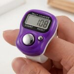 Digital Finger Tally Counter, LCD Display, Count and Reset Button, (Pack of 2- Any Random Colour Will Be Sent As Per Colour Availability) (Purple) - Image 3