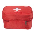 Fabric & Nylon First Aid Pouch (Red) - Image 4