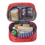 Fabric & Nylon First Aid Pouch (Red) - Image 5
