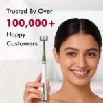 My1brush 3 Sided Ultra Soft Bristle Toothbrush for Adults | Helps in Instant & Deep Cleaning | Innovative and Dentist Design | 2 Replaceable Head, Lasts for 1 Year | BPA Free | Olive Green - Image 7