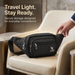 Waist Bag for Man, Travel Pouch Bag for Man, Chest Bag for Men, Waist Bag for Woman, Fanny Bag for Men, Adjustable Crossbody Sling Bag for Travel,Hiking,Running - Image 6