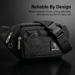 Waist Bag for Man, Travel Pouch Bag for Man, Chest Bag for Men, Waist Bag for Woman, Fanny Bag for Men, Adjustable Crossbody Sling Bag for Travel,Hiking,Running - Image 7