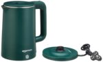 amazon basics 1.5 Liter Cool Touch Electric Kettle| 1350 Watt|Stainless Steel Body|Auto Cut-Off|Triple Safety Protection(Green) - Image 8