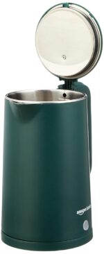 amazon basics 1.5 Liter Cool Touch Electric Kettle| 1350 Watt|Stainless Steel Body|Auto Cut-Off|Triple Safety Protection(Green) - Image 11