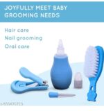 BABY CARE KIT 10 PCS Baby Healthcare and Grooming Kit Baby Nursery Kit, Health Care Set with Hair Brush Nail Cutter Comb Nail Clippers for Newborn comb Baby Essentials Set for Newborns - Image 4