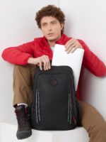 Wildcraft Dark Edition 45 L Premium Laptop Backpack for Men & Women | Fits 15.6 inch Laptop | Padded Shoulder Straps, Multi Compartments, Anti-Theft Zippers | Business Travel Bag | Dark Black - Image 10