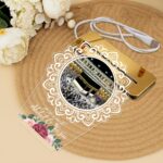 Custom Muslim Couple LED Lamp with Kaaba Photo LED Night Light for Muslim Wedding Decor, Custom Gift for Couples Ramadan Eid and Housewarming Celebration, 6x8 inches - Image 6