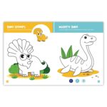 Dinosaur Coloring Book: Fun Dinosaur Coloring Activity Book for Kids | Includes Number Coloring, Dot-to-Dot, Tracing & Copy-Color Activities | Perfect for Preschool & Kindergarten Dino Lovers I Ages 3+ [Select Learning] - Image 5