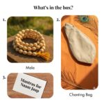 Tulsi Mala 108 Beads Original for Japa Meditation and Prayer | Natural Holy Basil Japa Mala with Gomukhi for Mantra Chanting Puja and Spiritual Healing (Combo Pack) | Naam Jaap Mala - Image 6