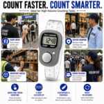 Dhar's Enterprise Digital Finger Counter for Naam Jap, Green, Pack of 1 | Naam Jap, Mantra Chanting, Tasbeeh & Meditation Counter Ring with LCD and Reset Button - Image 5