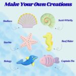 Artiggle PaintyPOPs DIY Mould Ceramic Painting Kit for Kids | Paint Your Own Ceramic Figurines | Art & Craft Activity Kit | Gifts & Return Gifts for 5+ Years (Ocean Buddies Edition) - Image 4