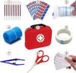 Waterproof First Aid Medical Hard Shell Mini Small First Aid Kit Medicine - First Aid Kit Bag Car Bike Home Office Medical Storage - Ideal for Travel, Home, Outdoor Emergencies (1Pcs) (Big) - Image 3