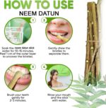 DROOTZ Brand Neem Datun Sticks for Teeth | 100% Natural, Eco-Friendly & Organic Toothbrush | 18 -Sticks - Image 6