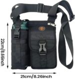 Pekos Shoulder Bags with Water Bottle Holder | Crossbody Water Bottle Holder Pouch Bags, Sling Bag Crossbody Backpack | Hiking Daypack Shoulder Chest Bag for Hiking Walking Travel (1 Psc_Multicolor) - Image 3