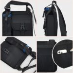 Pekos Shoulder Bags with Water Bottle Holder | Crossbody Water Bottle Holder Pouch Bags, Sling Bag Crossbody Backpack | Hiking Daypack Shoulder Chest Bag for Hiking Walking Travel (1 Psc_Multicolor) - Image 6