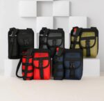 Pekos Shoulder Bags with Water Bottle Holder | Crossbody Water Bottle Holder Pouch Bags, Sling Bag Crossbody Backpack | Hiking Daypack Shoulder Chest Bag for Hiking Walking Travel (1 Psc_Multicolor) - Image 7