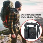 Pekos Shoulder Bags with Water Bottle Holder | Crossbody Water Bottle Holder Pouch Bags, Sling Bag Crossbody Backpack | Hiking Daypack Shoulder Chest Bag for Hiking Walking Travel (1 Psc_Multicolor) - Image 9