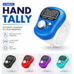 Jap Mantra Digital Finger Tally Counter, 2 Pieces Multicolor Mix | 5-Digit, Finger Ring, LCD Display, Reset Button - Image 7