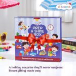 Oswaal Lil Legends Prep and Shine Box for Kids | 7-in-1 Early Learning Kit | Gift Box Set | Tracing, Vocabulary, Phonics and Fun Activities + Stationery Kit | School Readiness Gift Set | Age 4+ - Image 4