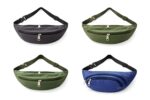 YUVIHUB Chest Bag for Men & Women,Crossbody Waist Pouch with 3 Zippered Compartments & Adjustable Strap,Multipurpose Fanny Pack for Travel, Festivals, Hiking, Cycling (Light Brown) - Image 10