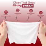 Personal Hygiene Wet Wipes for Men & Women | Chamomile Extract | pH Balanced, Skin-Friendly | Gentle Intimate Care & Daily Freshness | Single Sachets, Pack of 50 - Image 4