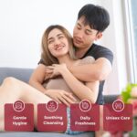 Personal Hygiene Wet Wipes for Men & Women | Chamomile Extract | pH Balanced, Skin-Friendly | Gentle Intimate Care & Daily Freshness | Single Sachets, Pack of 50 - Image 5