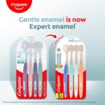 Colgate Gentle Enamel Ultra Soft Bristles Manual Toothbrush for adults, 4 Pcs (Buy2 Get 2), Soft Bristles for Enamel Care,Multicolor - Image 3