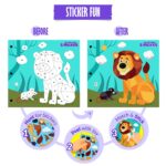 Funtad Stickers Mess-Free DIY Art Activity & Story for Kids - Hunt & Match |550+ Stickers Number Matching Story-Based Learning Toy with 10 Boards|Screen-Free Fun| Gift For Boys & Girls Age 5,6,7,8,9,10 yr - Image 4