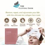 Bio Collagen Real Deep Face Mask Sheet Korean Overnight Collagen Face Mask Deep Hydration Skin Repair Glowing Skin Anti-Aging Moisturizing Korean Skincare Low Molecular Collagen 34 ml (Pack of 1 Pcs) - Image 8