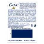 Dove Cream Beauty Bathing Bar With ¼ Moisturizing Cream To Give You Softer, Smoother Skin, 100 g (Buy 4 Get 1 Free) - Image 5