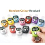 Ramita Digital Tasbeeh Counter Finger Ring with LCD Screen, Manual Click Count Tracker with Reset Button for Prayer, Meditation & Mantra Jap (Pack of 4) Multicolor - Image 4