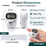 Ramita Digital Tasbeeh Counter Finger Ring with LCD Screen, Manual Click Count Tracker with Reset Button for Prayer, Meditation & Mantra Jap (Pack of 4) Multicolor - Image 6