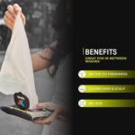 UpUrFit XXL Shampoo Wipes | Post Sport or Workout Hair & Scalp Cleansing, pH Regulation, Anti-Bacterial, Anti-Fungal Properties | Alcohol & Paraben Free Wet Wipes for Hair | 20 Sheets Combo - Image 3