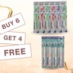 Sensora 6 Pcs Combo of Soft Bristles Toothbrush (Buy 6 Get 4 Free) | Manual Toothbrush For Adults, Prevents Gum Problems, | 4 Tongue Cleaner FREE | Multicolor - Image 7