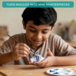 TOYKRAFTT Mould and Paint Art and Craft Kit for Kids 5-12 Years - DIY Fish Fridge Magnet Making Set - Creative Birthday Gift for Girls & Boys 5, 6, 7, 8 Year Olds - Best Return Gifts - Image 3