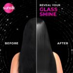 Sunsilk Stunning Black Shine Shampoo 1 L|| With Amla + Oil & Pearl Protein|| Gives Shiny|| Moisturised and Fuller Hair - Paraben Free - Image 5