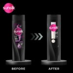 Sunsilk Stunning Black Shine Shampoo 1 L|| With Amla + Oil & Pearl Protein|| Gives Shiny|| Moisturised and Fuller Hair - Paraben Free - Image 6