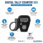 Digital Tally Counter 5 Digit LCD Finger Ring Counter with LED, Count & Reset Button for Gym, Sports, Prayer, Meditation, Knitting & Inventory | Lightweight Handheld Clicker Counter - Image 3