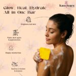 Kanticare Kumkumadi & Ubtan Anti-Tan Soap Combo (100g x 2) – Golden Glow + Tan Removal - Image 4