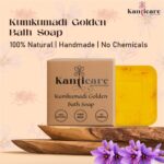Kanticare Kumkumadi & Ubtan Anti-Tan Soap Combo (100g x 2) – Golden Glow + Tan Removal - Image 6
