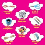 Asian Hobby Crafts 25 in 1 Art and Craft Kit for Girls & Boys – 200+ DIY Craft Materials Set for Creative Fun, DIY Kids Art & Craft Items for School Projects, Art Supplies for All Ages 7-9, 10-12, 13-16 Old, Multicolor - Image 4