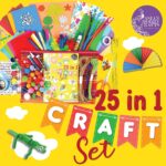 Asian Hobby Crafts 25 in 1 Art and Craft Kit for Girls & Boys – 200+ DIY Craft Materials Set for Creative Fun, DIY Kids Art & Craft Items for School Projects, Art Supplies for All Ages 7-9, 10-12, 13-16 Old, Multicolor - Image 6