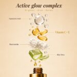 Vitamin C + E Brightening Face Serum with Hyaluronic Acid, Niacinamide & Aloe Vera for Radiant Skin Pack of 1 - Image 4