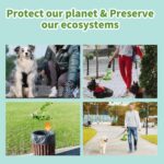 Dog Waste Bags with Dispenser Unscented Extra Thick No Odour for Outdoor 12 Rolls - Image 6