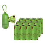 Dog Waste Bags with Dispenser Unscented Extra Thick No Odour for Outdoor 12 Rolls - Image 7