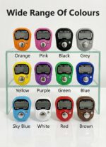 5 Digit Naam Jap Counter|Tasbih Counter|Mini Digital Tally Counter Finger Ring|Chanting Count Machine for Meditation, Mantra Jap,Cricket Umpire|Digital Counting Device (Brown-02) - Image 6