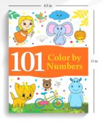 101 Color by Numbers: Fun Activity Book for Children | Learn Number Recognition & Color Matching | Ages 4–7 | Hours of Creative Learning Fun - Image 4