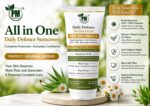 PM Daily Defence Sunscreen & Rose Gel Combo | Broad Spectrum UVA/UVB & Blue Light Protection | Hydrating After Sun Repair | Anti-Pollution Skincare for All Skin Types (Sun Screen 50g + Rose gel 150g) - Image 5