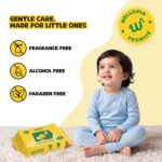 Baby Saline Nasal Wipes Pack of 3 (90 wipes) | Unscented Runny Nose & Mucus Removal Wipes with Natural Saline (0.9%), Aloe Vera, Chamomile & Vitamin E | Hypoallergenic, (Ages 6M+) - Image 5
