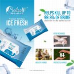Soilsoft Ice Fresh and Aloe Vera Wet Wipes 50 Sheets Soft Moisturizing Cleansing Tissue Wipes for Face Hands Body Makeup Removal Travel Daily Hygiene Use Pack (IC + AL) - Image 4